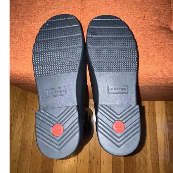 Hunter Refined Tall Rain Boots in Navy | Size 9 (US) - Picture 9 of 13